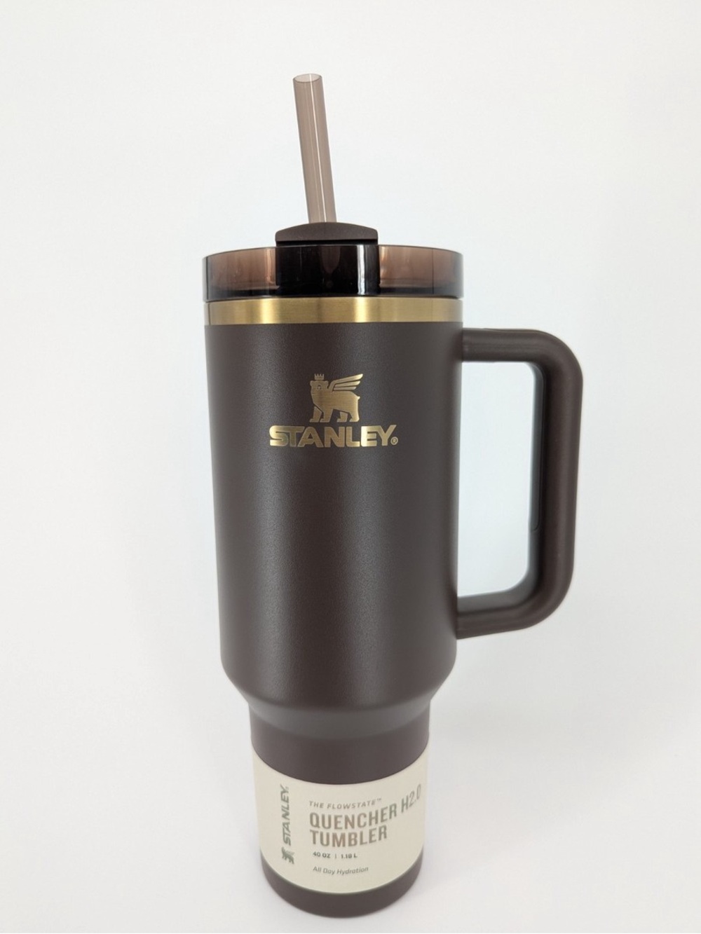 Stanley The Chocolate Gold Quencher H2.0 Tumbler with Handle and Straw